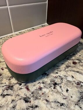 Kate Spade - New York - Sunglasses/Glasses Case - Pink and Green